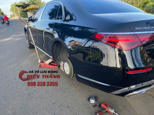Vá lốp xe sang lưu động chống trầy mâm